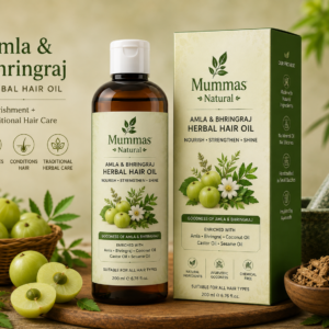 Home Mummas Natural Amla & Bhringraj Herbal Hair Oil